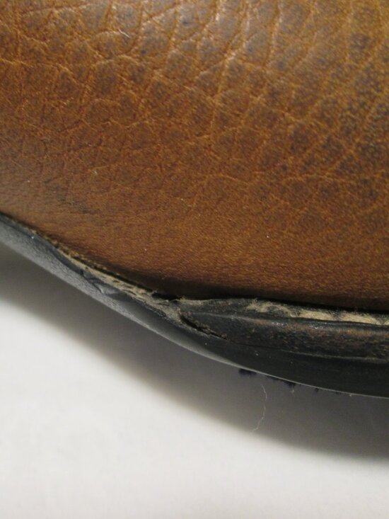 Vtg Tony Lama Cowboy Boots Mens 10 D Style 2005 Two Tone Black & Brown Leather